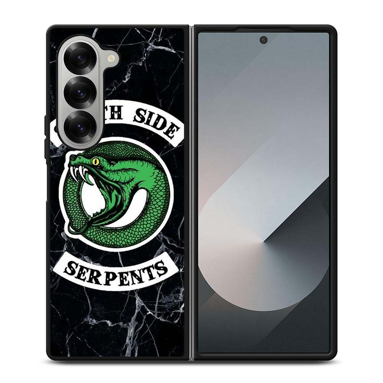 RIVERDALE SOUTH SIDE SERPENTS MARBLE Samsung Galaxy Z Fold 6 Case Cover