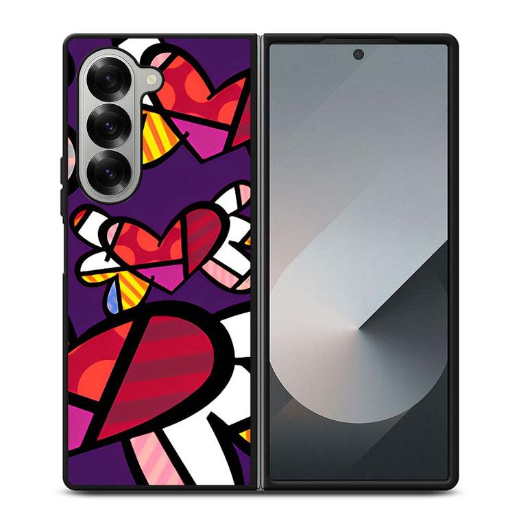 ROMERO BRITTO LOVE BUTTERFLY Samsung Galaxy Z Fold 6 Case Cover