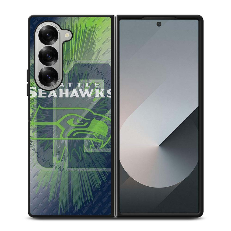 SEATTLE SEAHAWKS FOOTBALL 12 MAN LOGO Samsung Galaxy Z Fold 6 Case Cover