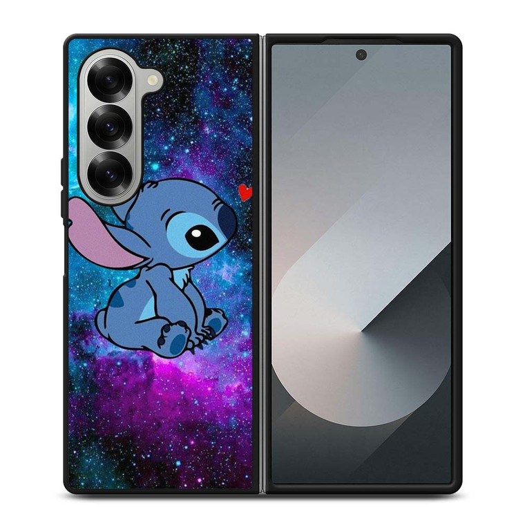 STITCH GALAXY CARTOON Samsung Galaxy Z Fold 6 Case Cover