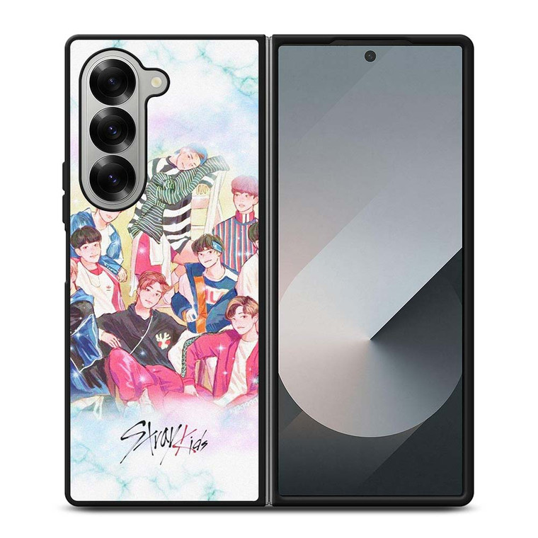 STRAY KIDS ANIME ART Samsung Galaxy Z Fold 6 Case Cover