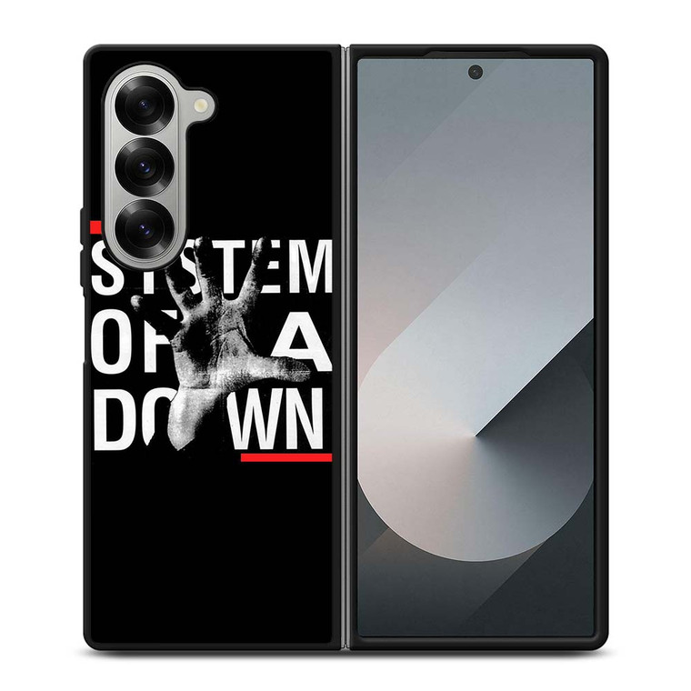 SYSTEM OF A DOWN METAL BAND LOGO Samsung Galaxy Z Fold 6 Case Cover