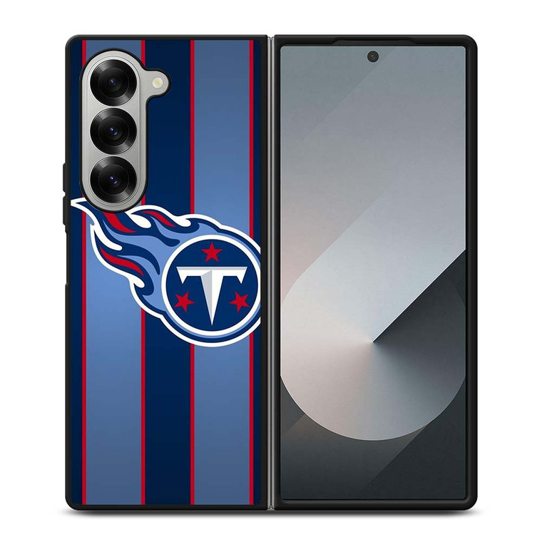 TENNESSEE TITANS STRIPE LOGO Samsung Galaxy Z Fold 6 Case Cover