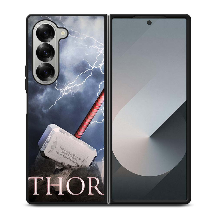 THOR HAMMER MARVEL Samsung Galaxy Z Fold 6 Case Cover