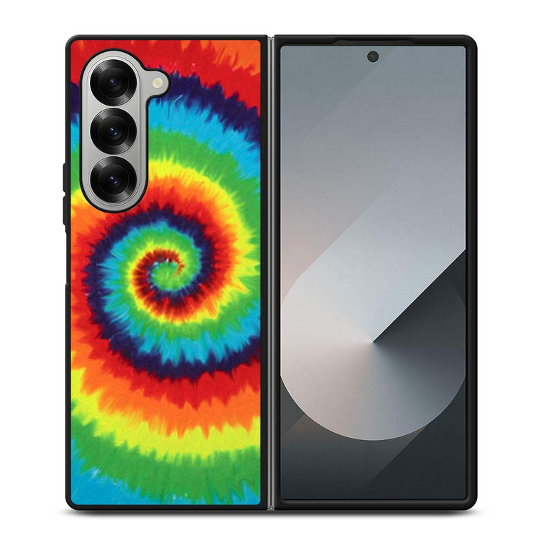 TIE DYE RAINBOW PATTERN Samsung Galaxy Z Fold 6 Case Cover
