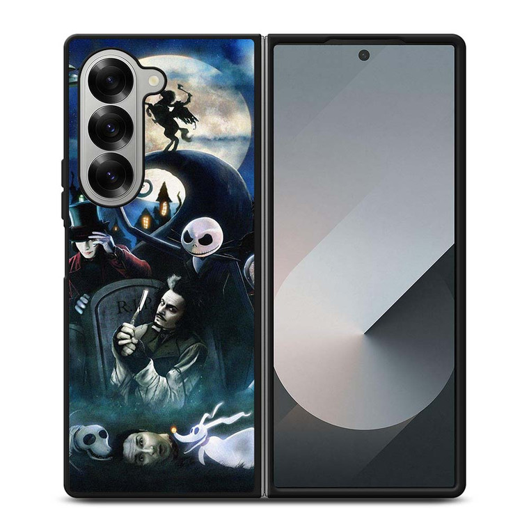 TIM BURTON HORROR MOVIE COLLECTION Samsung Galaxy Z Fold 6 Case Cover