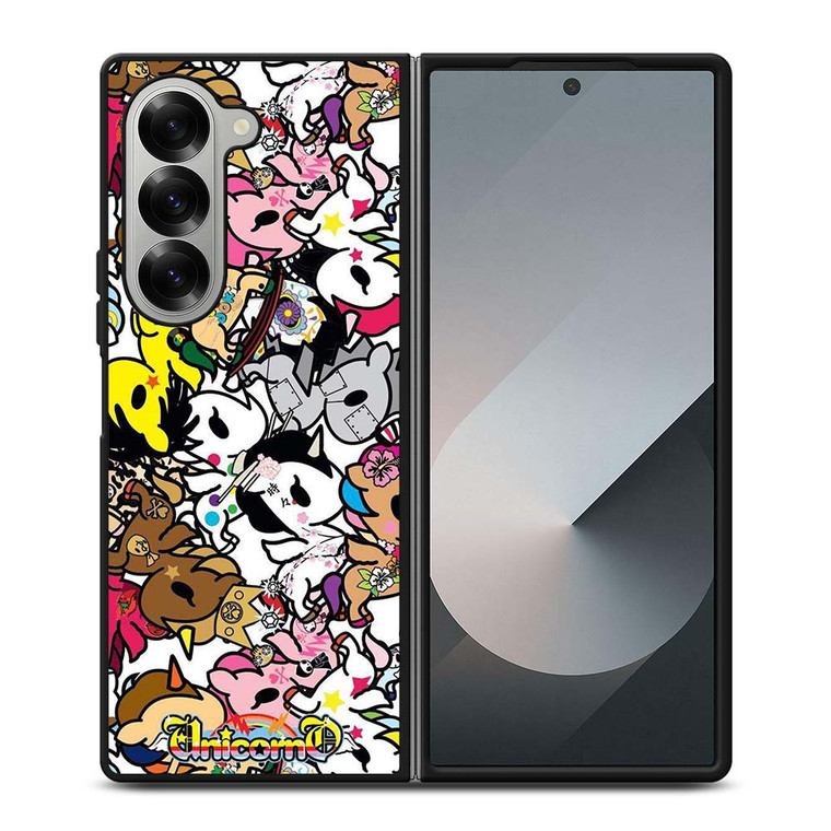 TOKIDOKI UNICORN COLLAGE Samsung Galaxy Z Fold 6 Case Cover