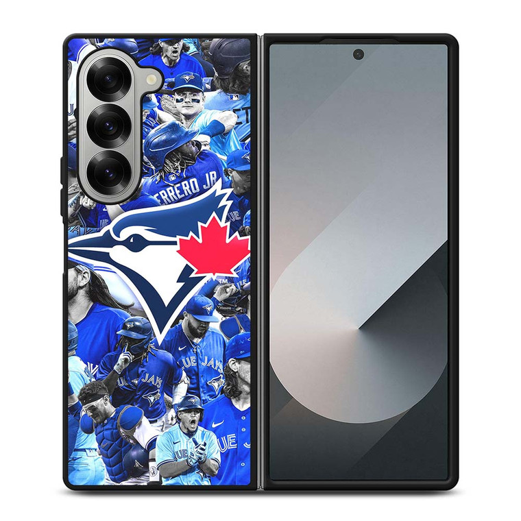 TORONTO BLUE JAYS MLB COLLAGE Samsung Galaxy Z Fold 6 Case Cover