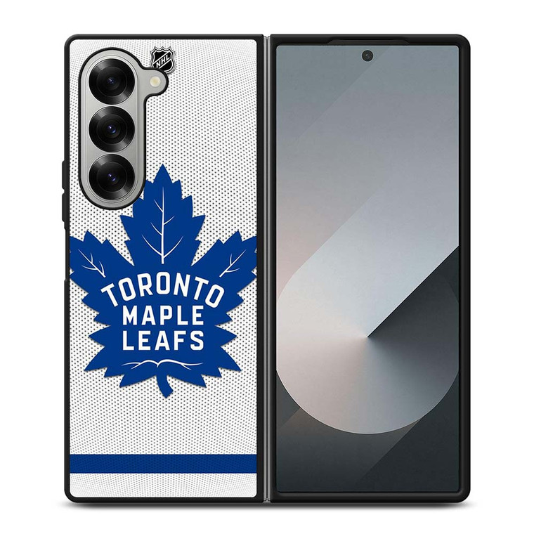 TORONTO MAPLE LEAFS NHL CARBON LOGO Samsung Galaxy Z Fold 6 Case Cover