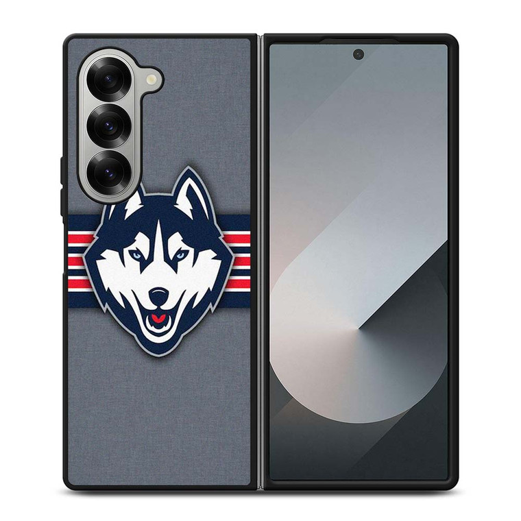 UCONN HUSKIES LOGO ICON Samsung Galaxy Z Fold 6 Case Cover