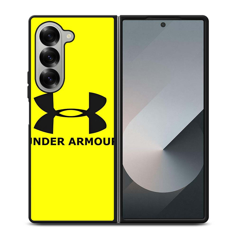 UNDER ARMOUR YELLOW LOGO ICON Samsung Galaxy Z Fold 6 Case Cover