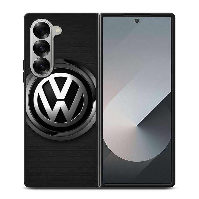 VW VOLKSWAGEN METAL CARBON Samsung Galaxy Z Fold 6 Case Cover