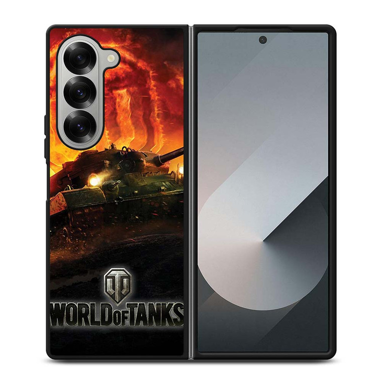 WORLD OF TANKS ONLINE GAMES LOGO 2 Samsung Galaxy Z Fold 6 Case Cover