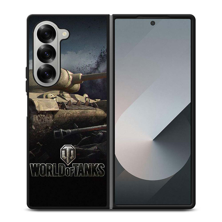 WORLD OF TANKS ONLINE GAMES LOGO Samsung Galaxy Z Fold 6 Case Cover