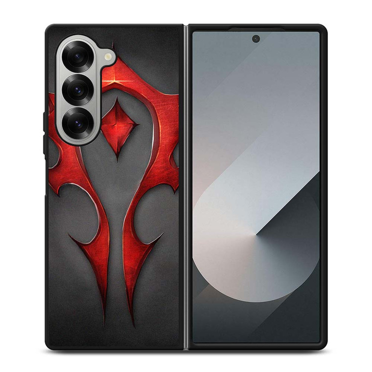 WORLD OF WARCRAFT HORDE LOGO Samsung Galaxy Z Fold 6 Case Cover
