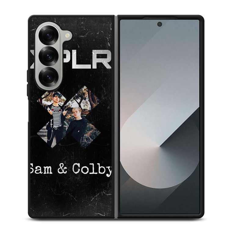 XPLR SAM AND COLBY LOGO Samsung Galaxy Z Fold 6 Case Cover