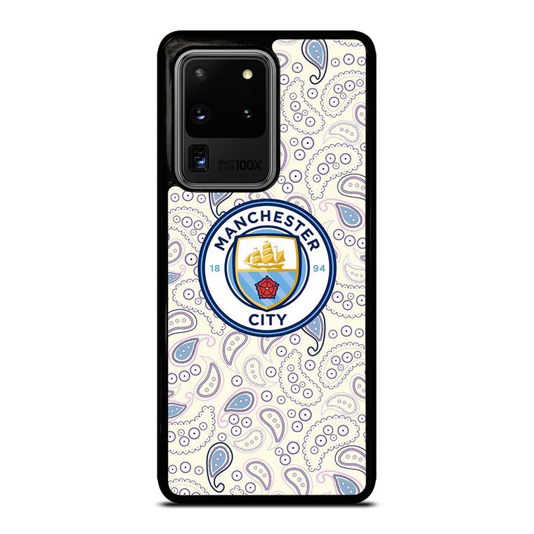 MANCHESTER CITY PUMA PATTERN  Samsung Galaxy S20 Ultra Case Cover