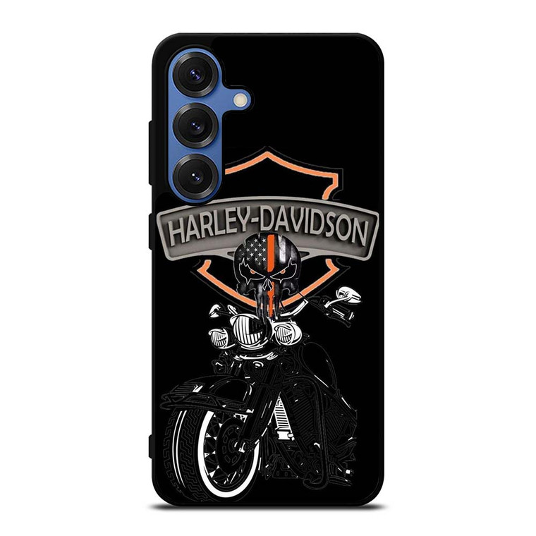 HARLEY DAVIDSON MOTOR SKULL BADGE Samsung Galaxy S25 Case Cover HARLEY DAVIDSON MOTOR SKULL BADGE Samsung Galaxy S25 Case Cover