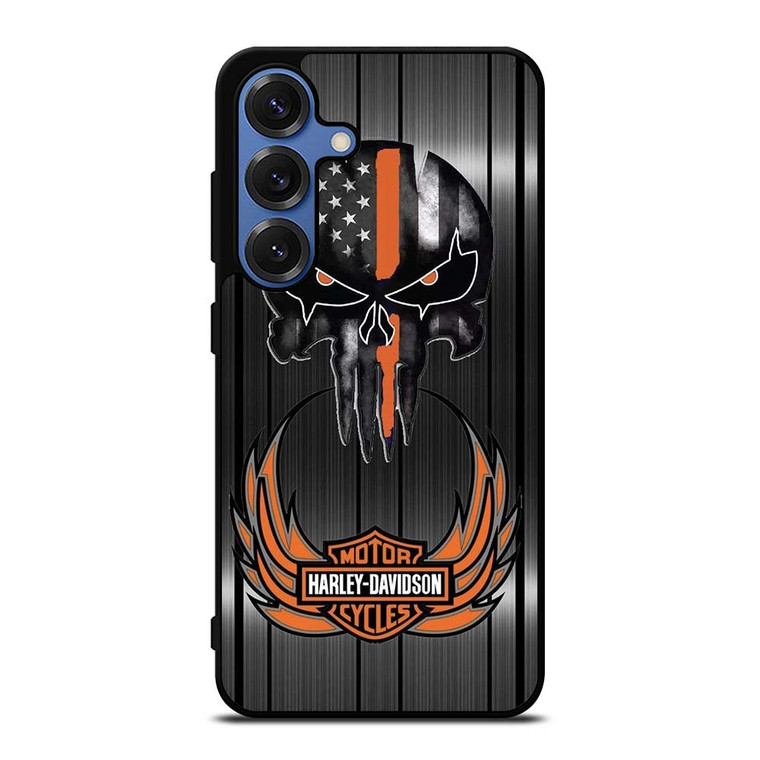 HARLEY DAVIDSON THE PUNISHER METAL Samsung Galaxy S25 Case Cover HARLEY DAVIDSON THE PUNISHER METAL Samsung Galaxy S25 Case Cover