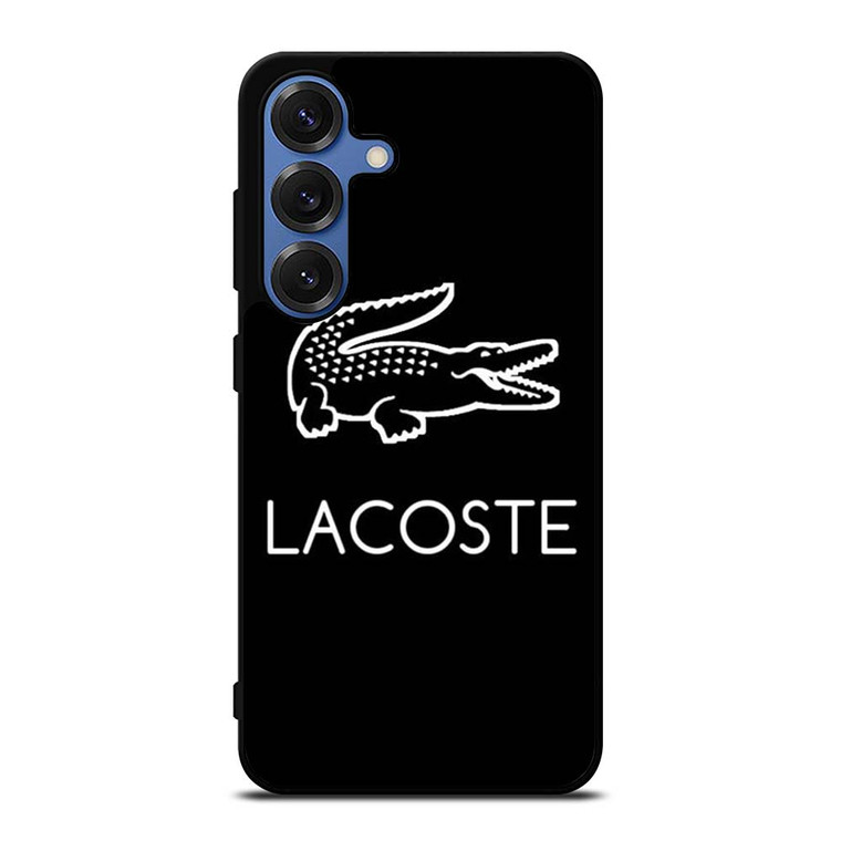 LACOSTE BLACK LINE ART LOGO Samsung Galaxy S25 Case Cover LACOSTE BLACK LINE ART LOGO Samsung Galaxy S25 Case Cover