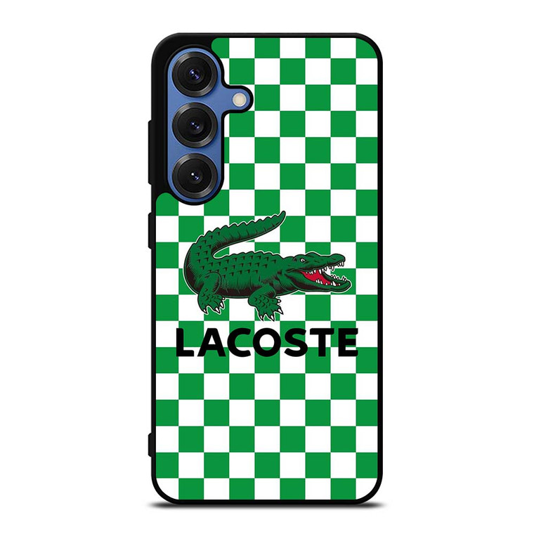 LACOSTE CHECKERBOARD LOGO Samsung Galaxy S25 Case Cover LACOSTE CHECKERBOARD LOGO Samsung Galaxy S25 Case Cover