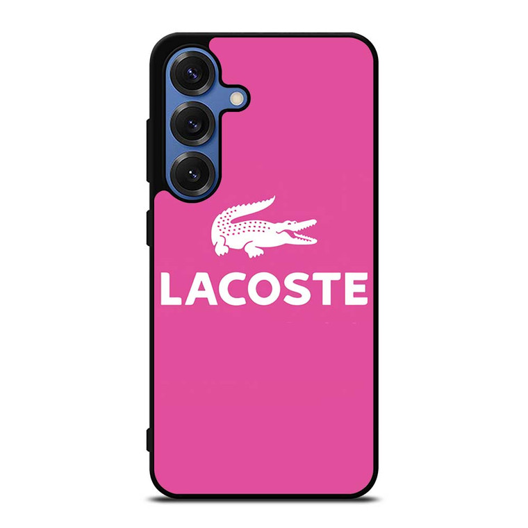 LACOSTE PINK LOGO Samsung Galaxy S25 Case Cover LACOSTE PINK LOGO Samsung Galaxy S25 Case Cover