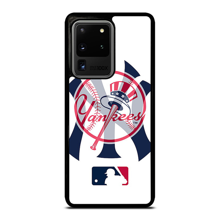 NEW YORK YANKEES LOGO BADGE  Samsung Galaxy S20 Ultra Case Cover NEW YORK YANKEES LOGO BADGE  Samsung Galaxy S20 Ultra Case Cover