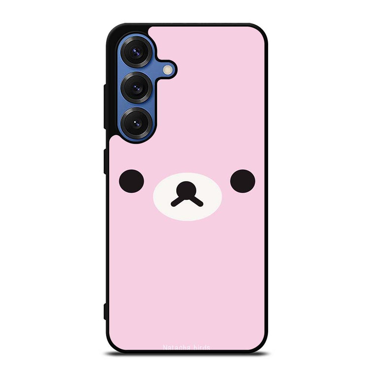 RILAKKUMA BEAR PINK MINIMALIST Samsung Galaxy S25 Case Cover