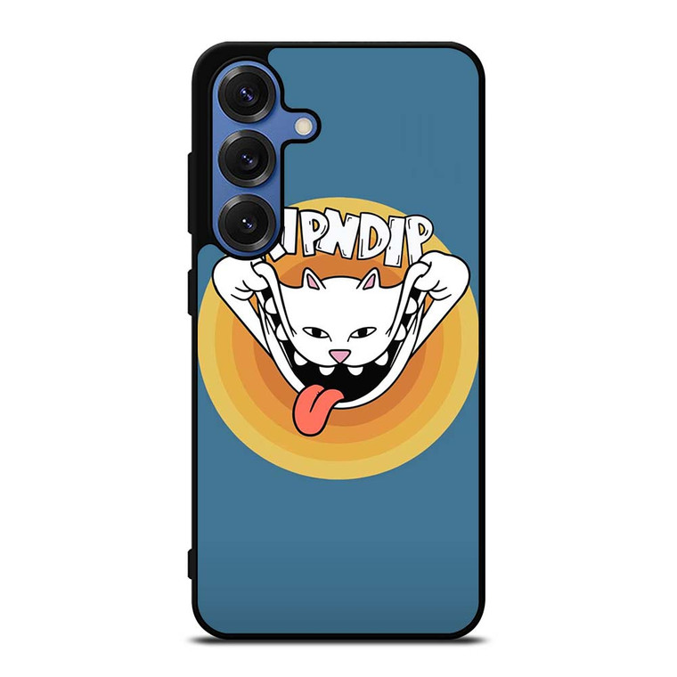 RIPNDIP THE CAT CARTOON Samsung Galaxy S25 Case Cover