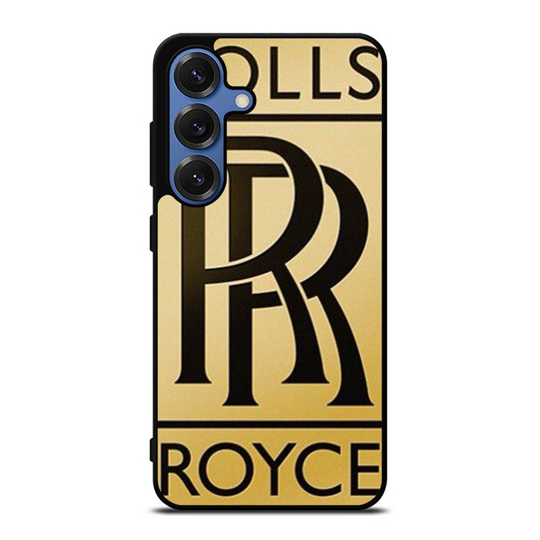 ROLLS ROYCE GOLD LOGO Samsung Galaxy S25 Case Cover