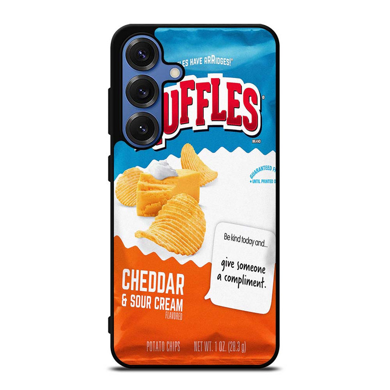 RUFFLES POTATO CHIPS CHEDDAR Samsung Galaxy S25 Case Cover