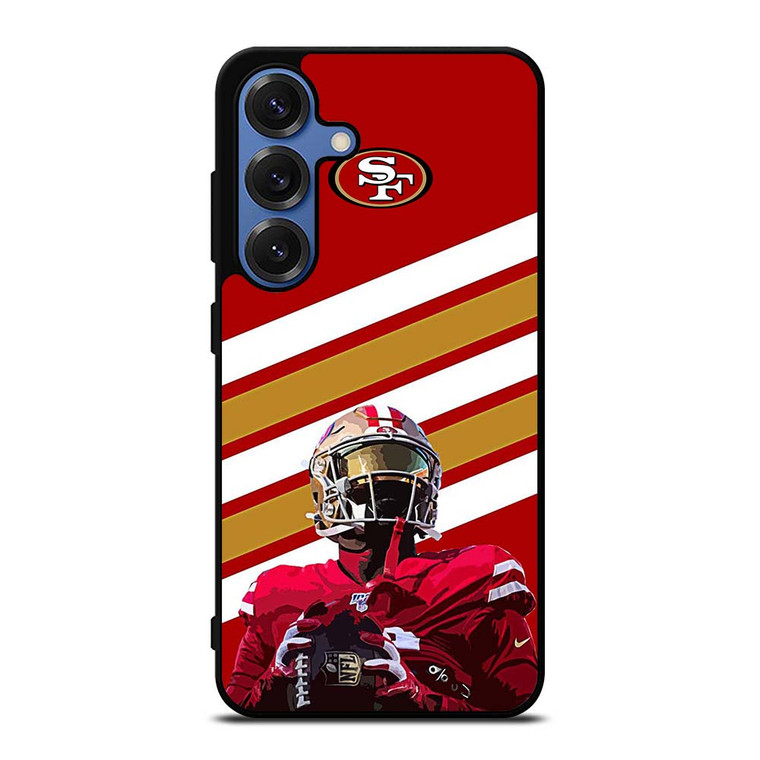 SAN FRANCISCO 49ERS STRIPE LOGO Samsung Galaxy S25 Case Cover