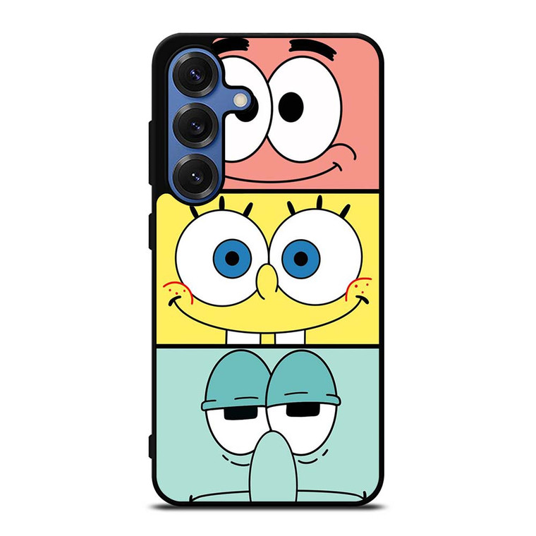 SPONGEBOB PATRICK SQUIDWARD CARTOON Samsung Galaxy S25 Case Cover