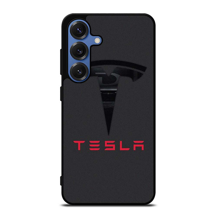 TESLA SILHOUETTE LOGO ICON Samsung Galaxy S25 Case Cover