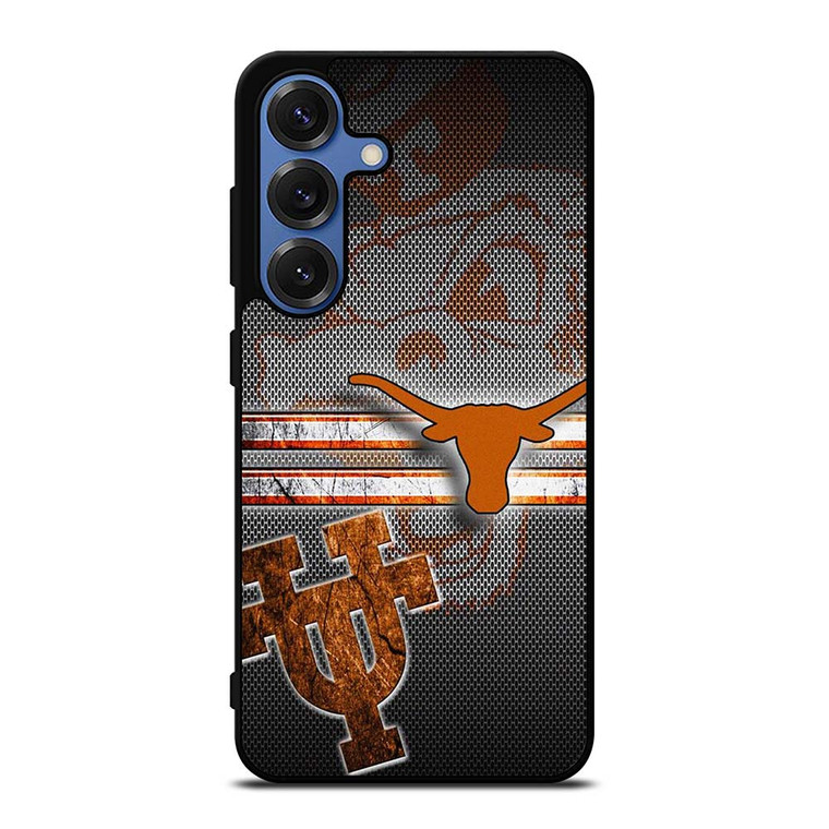 TEXAS LONGHORNS METAL SYMBOL Samsung Galaxy S25 Case Cover