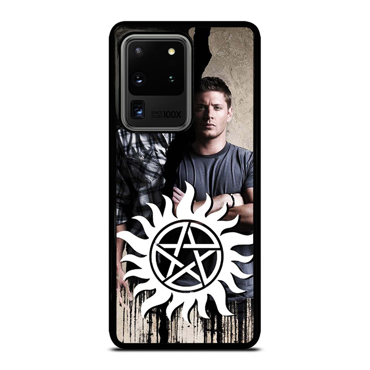 SAM AND DEAN WINCHESTER SUPERNATURAL LOGO  Samsung Galaxy S20 Ultra Case Cover