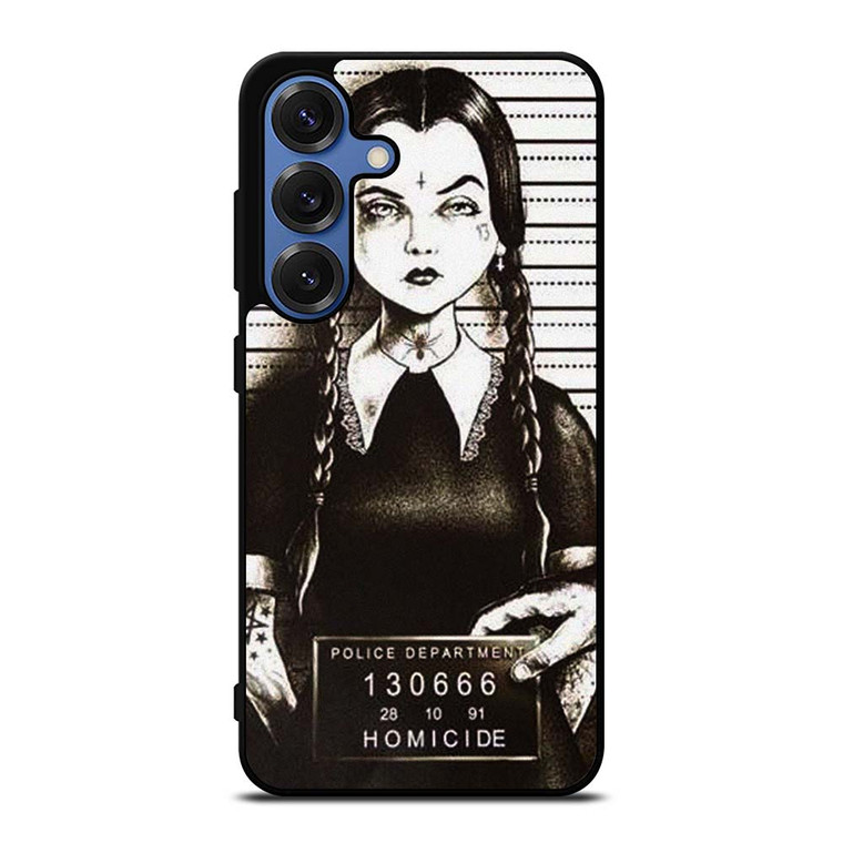 WEDNESDAY ADAMS MUGSHOT Samsung Galaxy S25 Case Cover