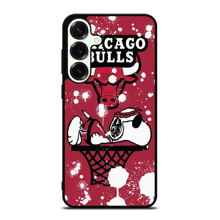 CHICAGO BULLS SNOOPY CARTOON Samsung Galaxy S25 Plus Case Cover