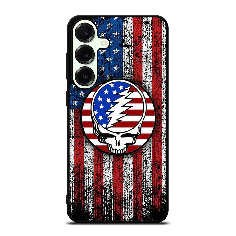 GRATEFUL DEAD USA FLAG Samsung Galaxy S25 Plus Case Cover