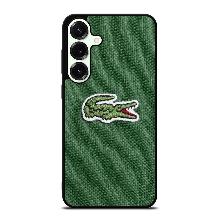 LACOSTE CROCODILE FABRIC LOGO Samsung Galaxy S25 Plus Case Cover LACOSTE CROCODILE FABRIC LOGO Samsung Galaxy S25 Plus Case Cover