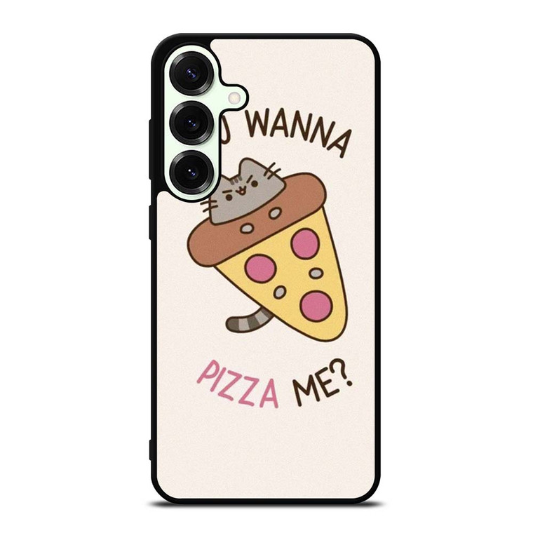 PUSHEEN THE CAT PIZZA Samsung Galaxy S25 Plus Case Cover