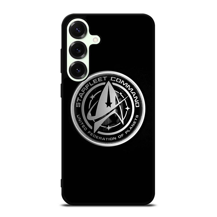 STARFLEET COMMND METAL BADGE Samsung Galaxy S25 Plus Case Cover