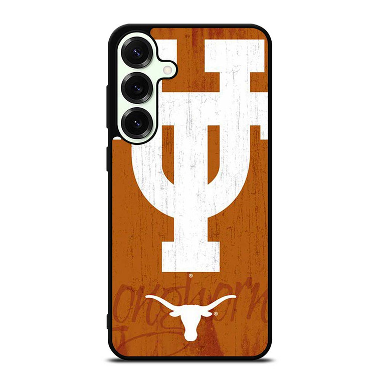 TEXAS LONGHORNS RUSTY SYMBOL Samsung Galaxy S25 Plus Case Cover