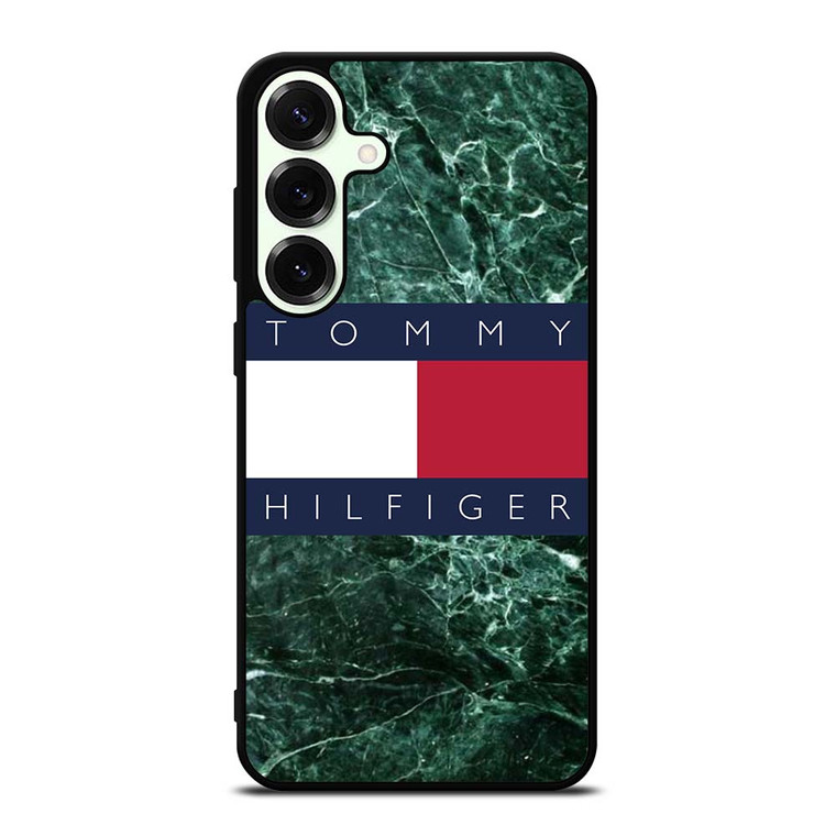 TOMMY HILFIGER GREEN MARBLE Samsung Galaxy S25 Plus Case Cover