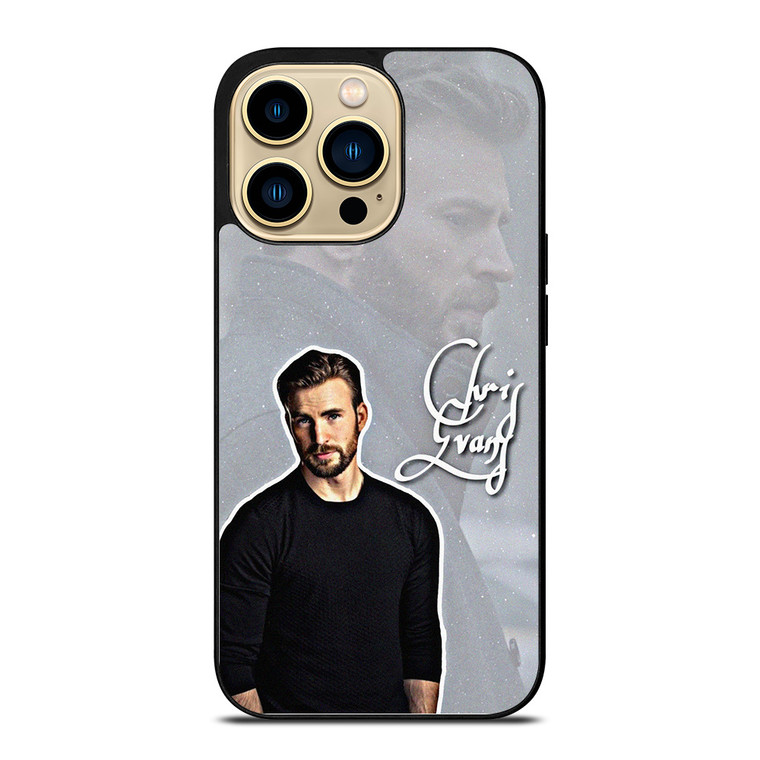 CHRIS EVANS ACTOR HANDSOME  iPhone 14 Pro Max Case Cover