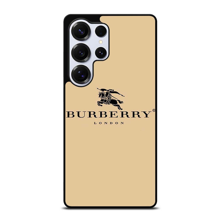 BURBERRY LONDON BROWN LOGO Samsung Galaxy S25 Ultra Case Cover