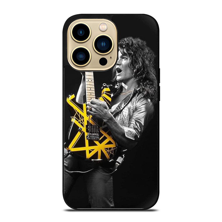 EDDIE VAN HALEN YELLOW GUITAR  iPhone 14 Pro Max Case Cover