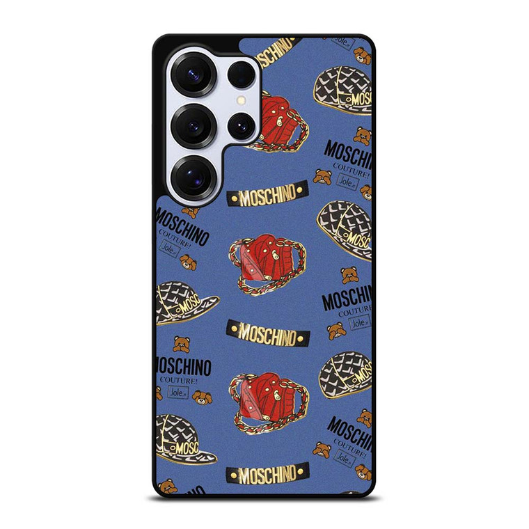 MOSCHINO COUTURE BEAR PATTERN Samsung Galaxy S25 Ultra Case Cover