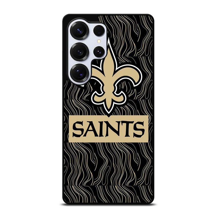 NEW ORLEANS SAINTS FOOTBALL ABSTRACT LINE Samsung Galaxy S25 Ultra Case Cover