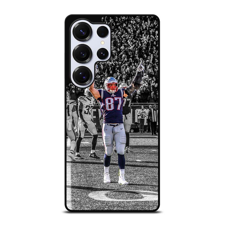 ROB GRONKOWSKI NEW ENGLAND PATRIOTS BLACK WHITE Samsung Galaxy S25 Ultra Case Cover